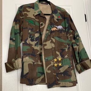 Harvey Faircloth camo button up jacket
